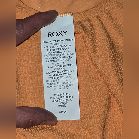 NWT Roxy Women's‎ Aruba One Piece Size SM Papaya - Picture 6 of 6